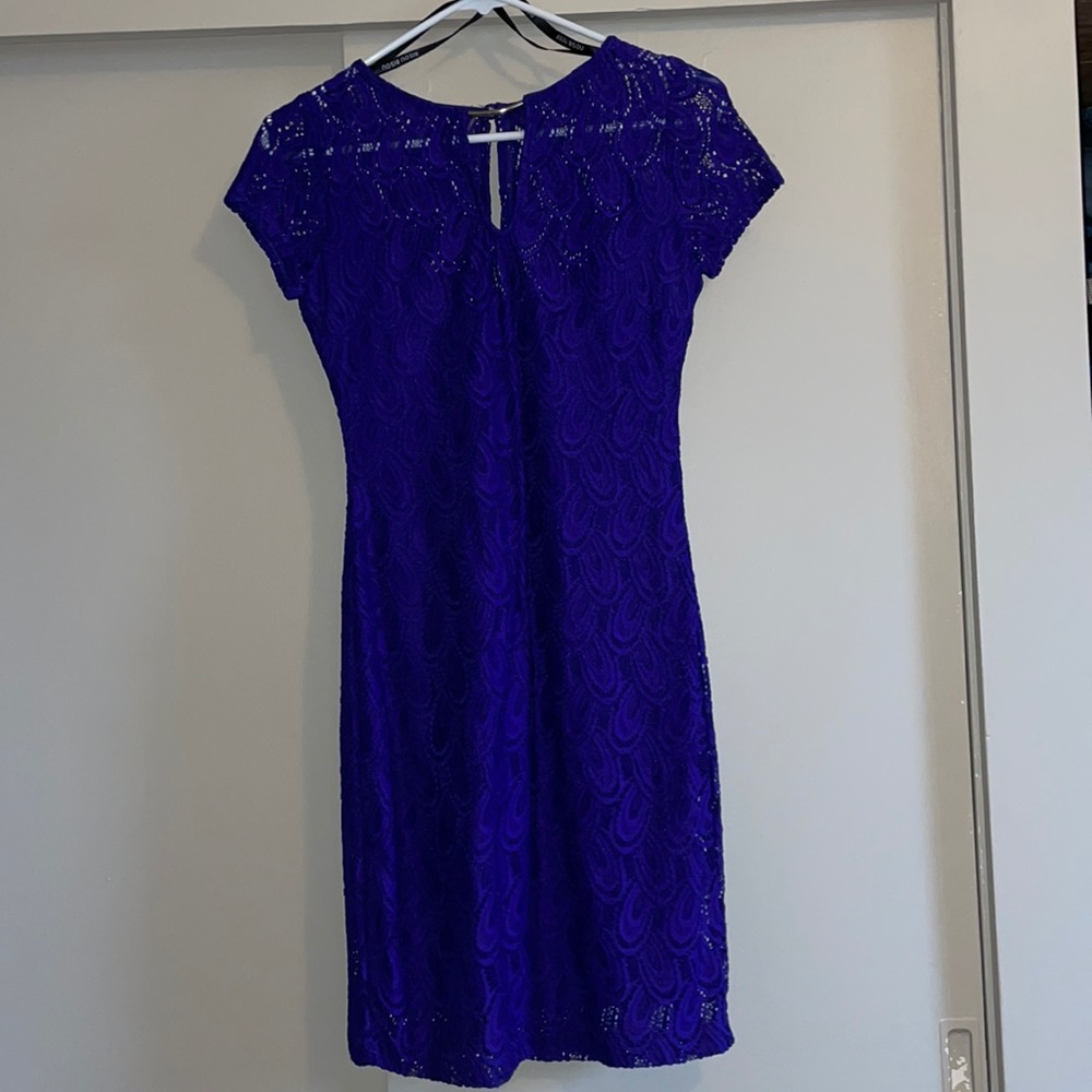 Purple lace dress. Size 2